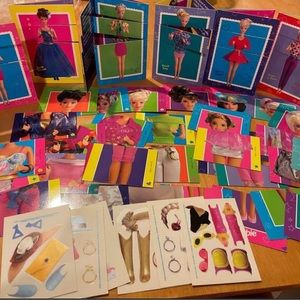 VINTAGE BARBIE FASHION FLIP 1993 MATTEL SET